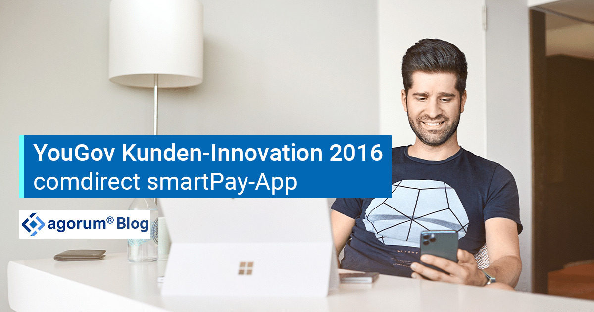 YouGov Kunden-Innovation 2016: comdirect smartPay-App auf Platz 1