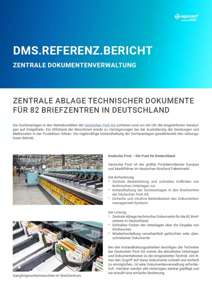 Case Study DMS Deutsche Post AG