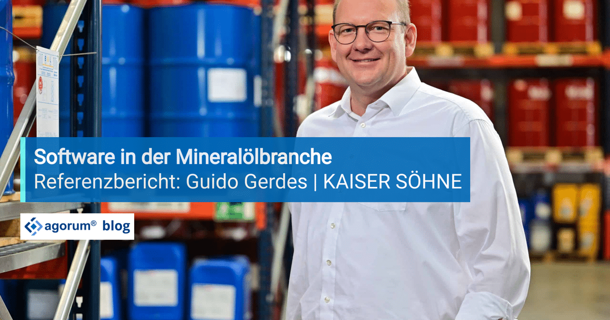 Software für die Mineralölbranche. Referenzbericht mit Guido Gerdes von Kaiser Söhne