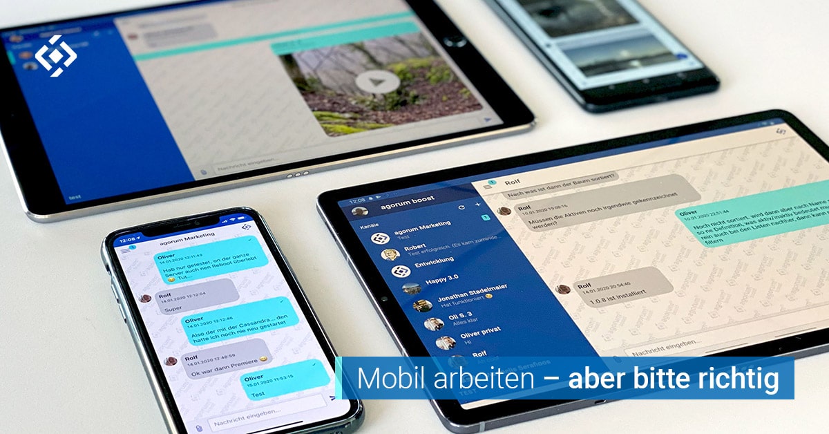 agorum boost mobil arbeiten Mobile Arbeit New Work